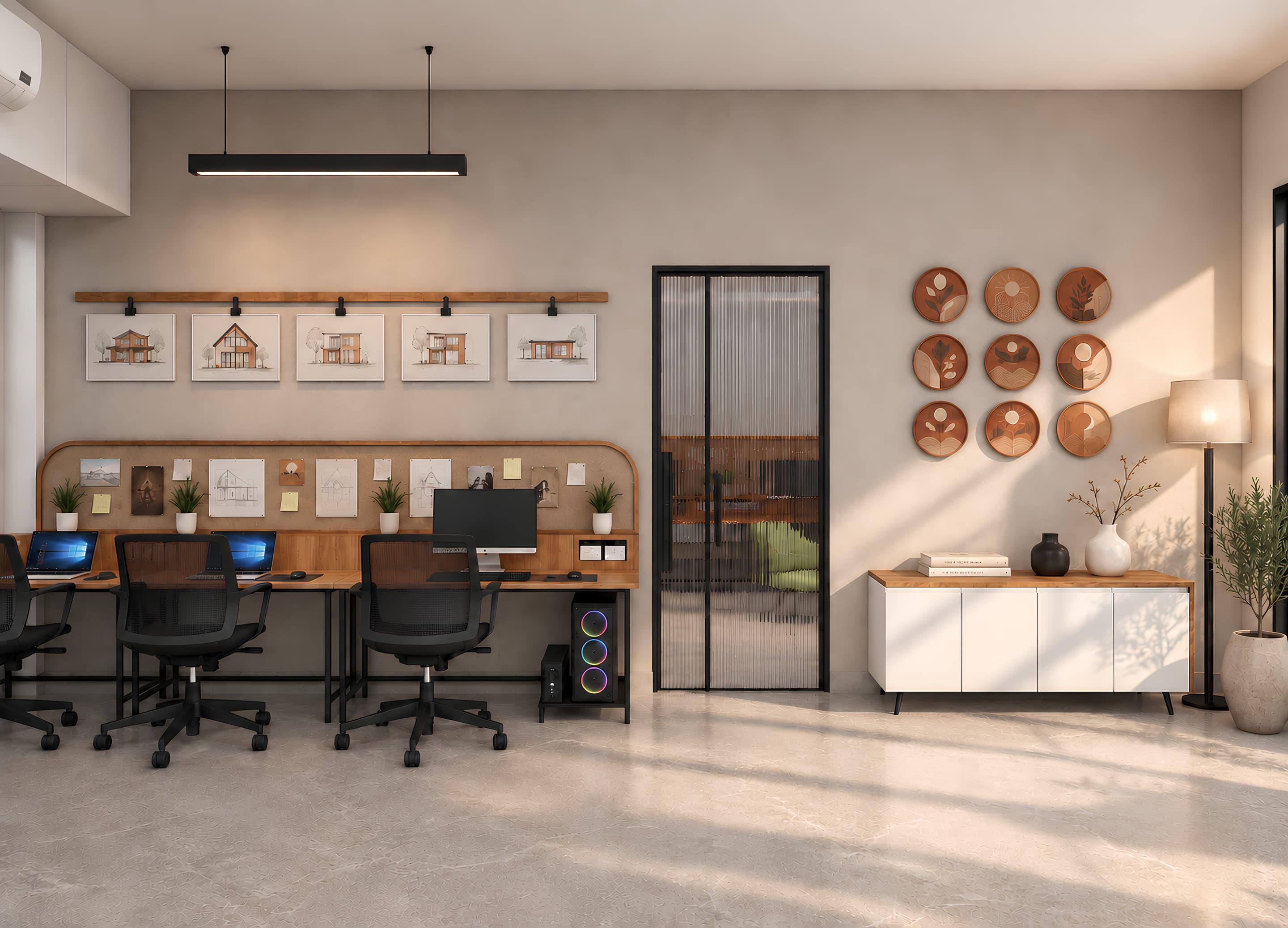 Inside the Thishya studio